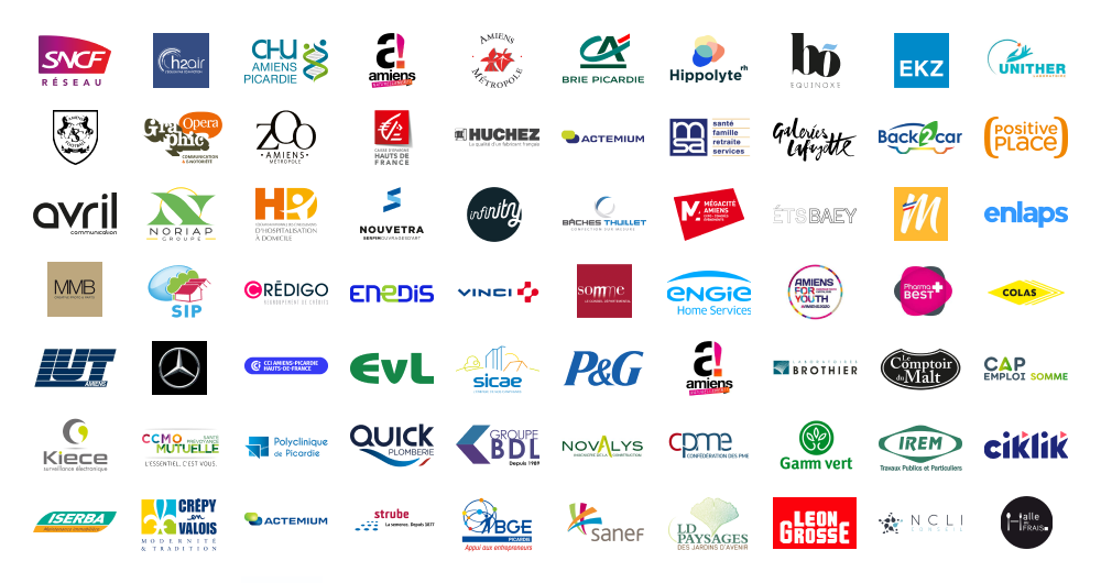 Iminance - Logos des clients pour les films de communication